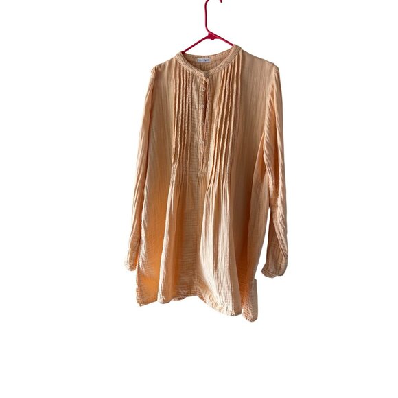 CP Shades  x Free People Yoko Womens Size Medium Button Long Sleeve Tunic Dress - Picture 4 of 15